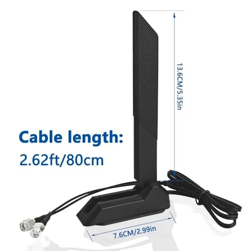 Zahara WiFi 6E Tri-Band Antenna for ASUS & Motherboards | 360° Omni-Directional Coverage (70-120 chars) thumbnail 3