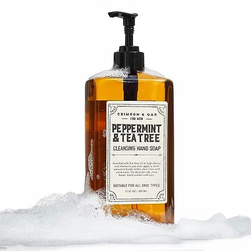 Body Prescriptions Crimson & Oak Deep Cleansing Hand Soap 17 Fl Oz | Peppermint & Tea Tree Moisturizing thumbnail 1