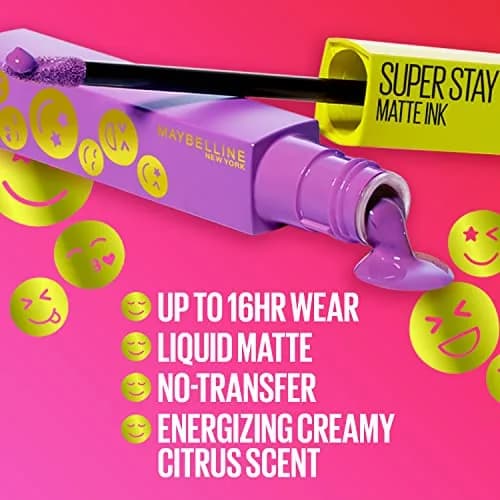 Maybelline Super Stay Matte Ink Liquid Lip Color, Pleasure Seeker Red, 5ml (0.17 Fl Oz) | 16-Hour Transfer-Proof Matte thumbnail 5