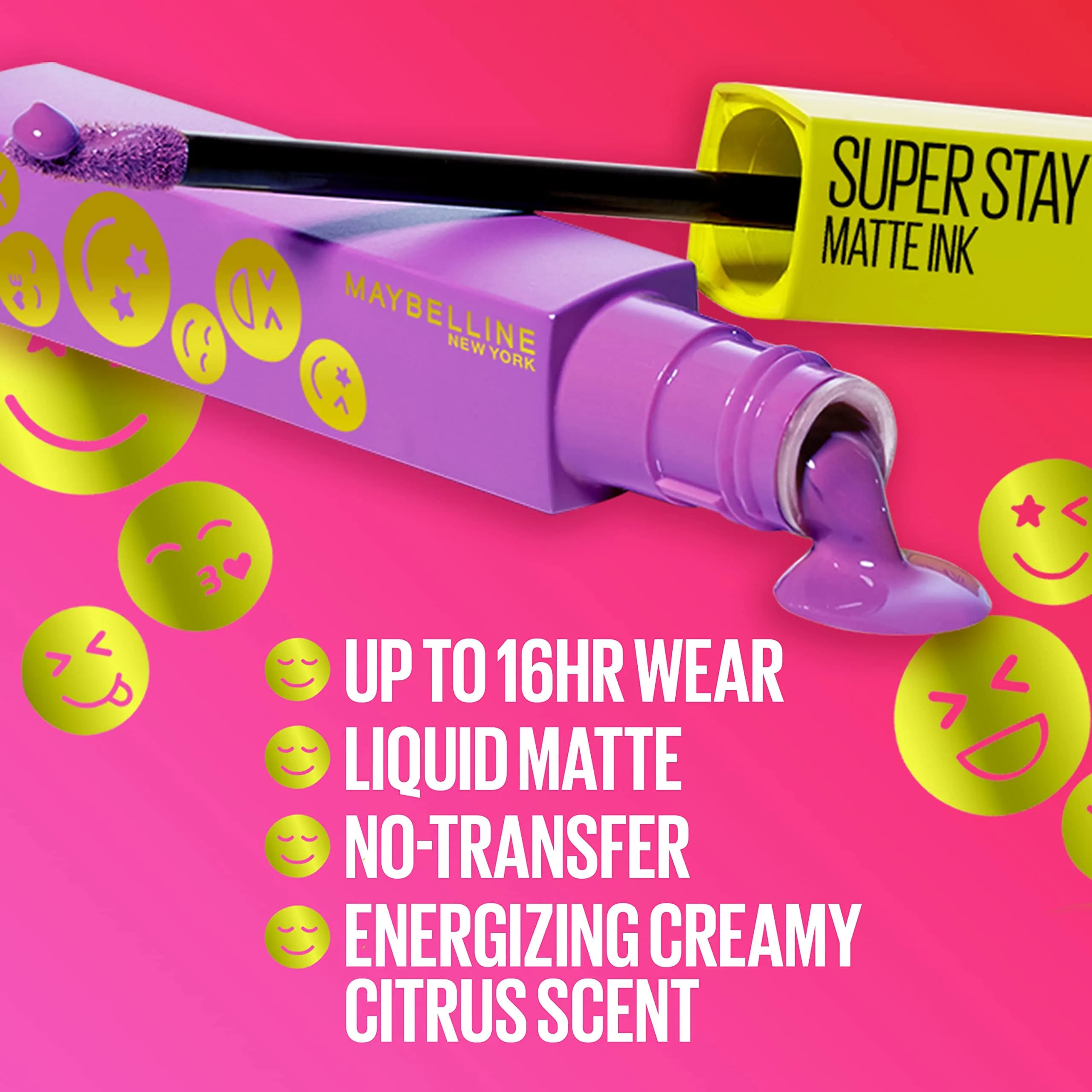 Maybelline Super Stay Matte Ink Liquid Lip Color, Pleasure Seeker Red, 5ml (0.17 Fl Oz) | 16-Hour Transfer-Proof Matte - view 5