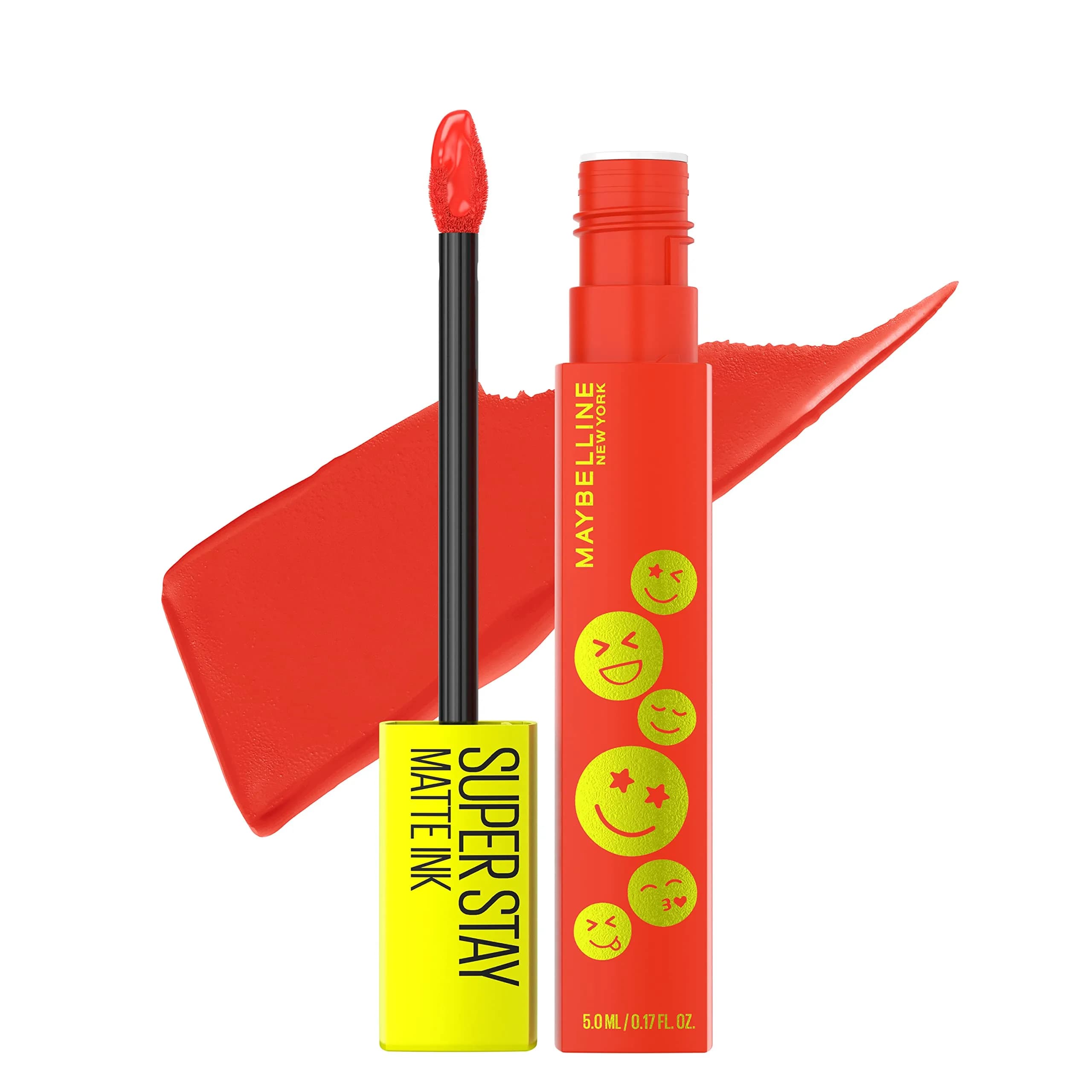 Maybelline Super Stay Matte Ink Liquid Lip Color, Pleasure Seeker Red, 5ml (0.17 Fl Oz) | 16-Hour Transfer-Proof Matte - main product image
