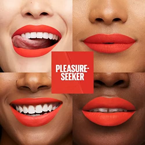 Maybelline Super Stay Matte Ink Liquid Lip Color, Pleasure Seeker Red, 5ml (0.17 Fl Oz) | 16-Hour Transfer-Proof Matte thumbnail 2