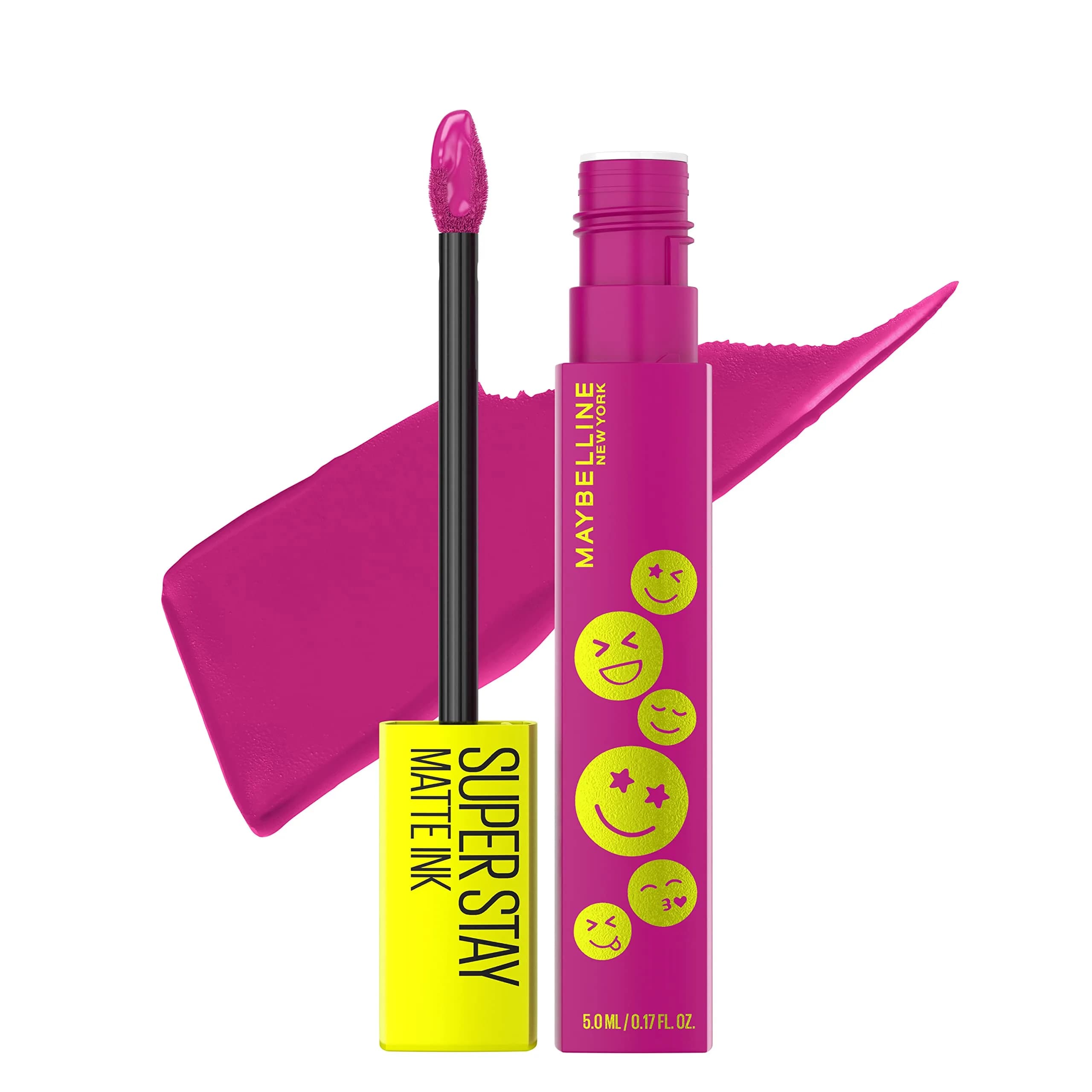 Maybelline Super Stay Matte Ink Liquid Lip Color, Reviver Plum, 5ml (0.17 Fl Oz) | Long-Lasting Matte Finish - main product image