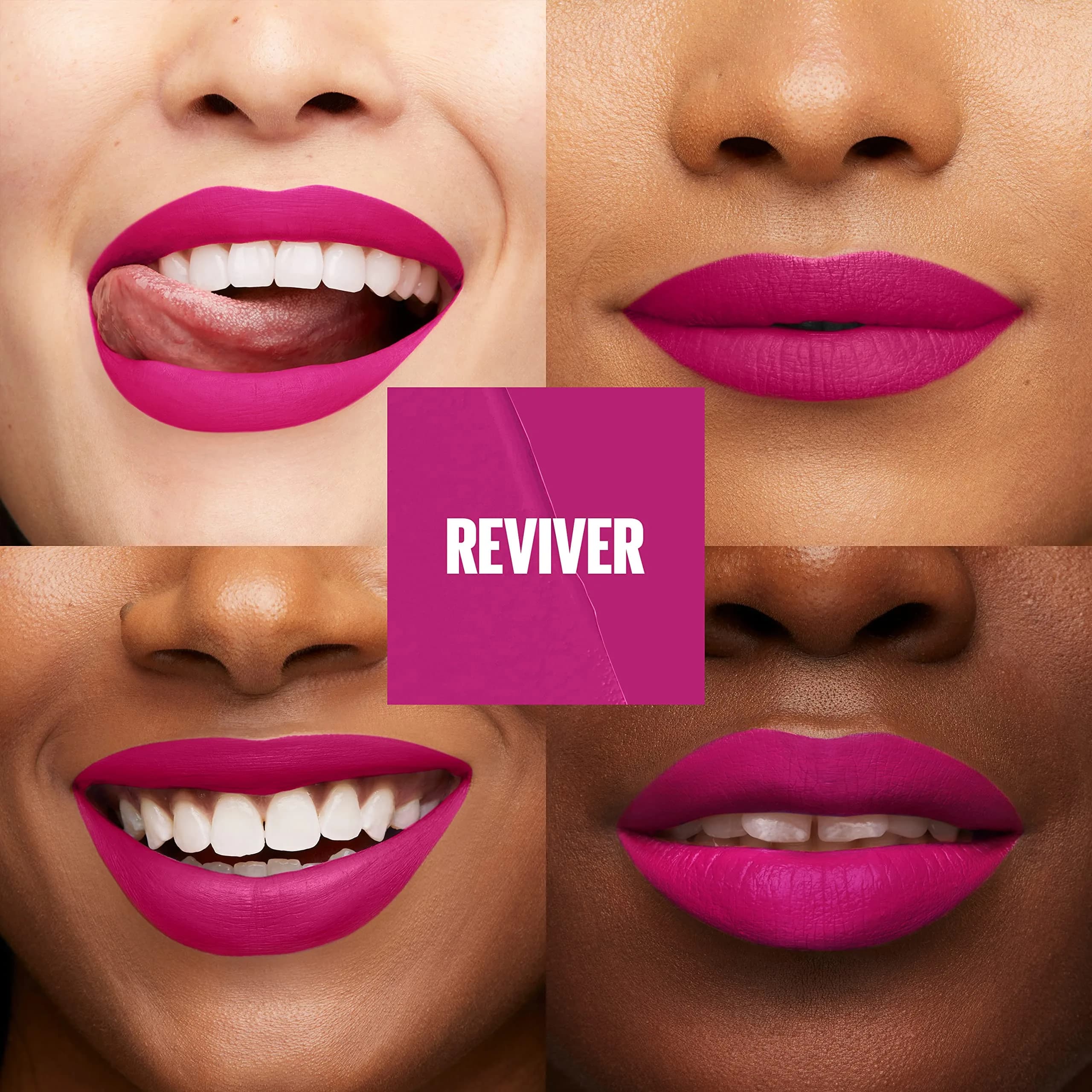 Maybelline Super Stay Matte Ink Liquid Lip Color, Reviver Plum, 5ml (0.17 Fl Oz) | Long-Lasting Matte Finish - view 2