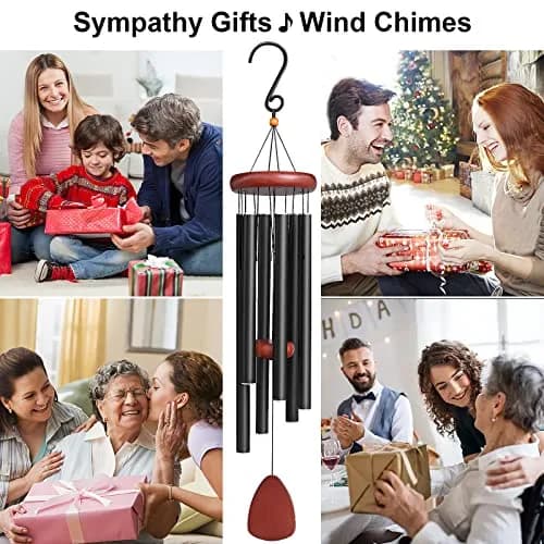 WENANA Large Aluminium Wind Chimes 91.44cm (36 in) | Soothing Melodic Outdoor Garden Decor thumbnail 6