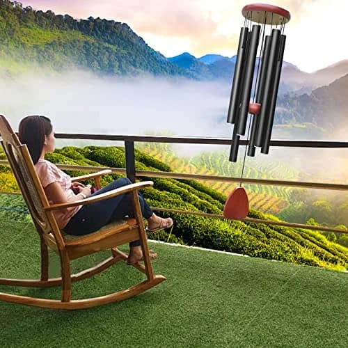 WENANA Large Aluminium Wind Chimes 91.44cm (36 in) | Soothing Melodic Outdoor Garden Decor thumbnail 7