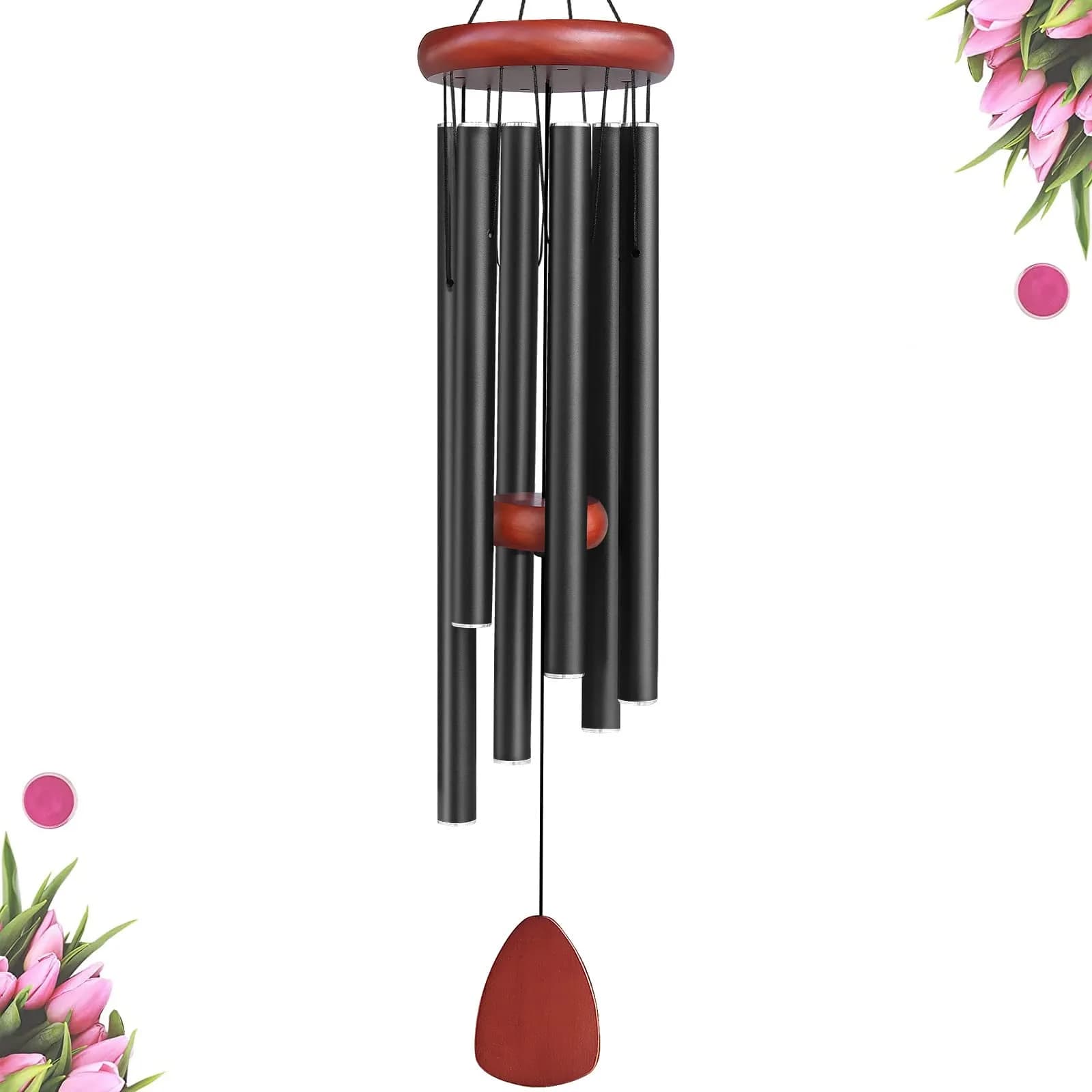 WENANA Large Aluminium Wind Chimes 91.44cm (36 in) | Soothing Melodic Outdoor Garden Decor