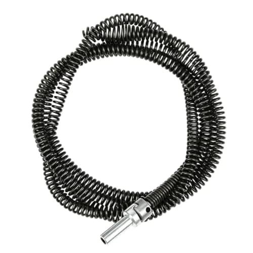 AZH Heavy-Duty Drain Auger Snake Cable with Drill Adapter 2m (6.5ft) | Professional Plumbing Clog Remover thumbnail 1