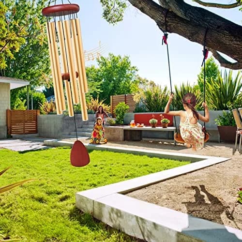 WENANA Aluminium Wind Chimes 91.44cm (36") | Melodic Outdoor Decor Gift thumbnail 4