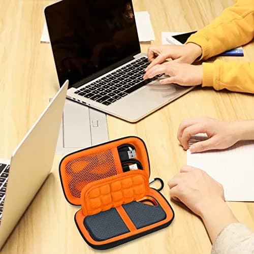 Lacdo Hard Carrying Case for SanDisk Portable SSD 500GB 1TB 2TB 4TB 8TB | Shockproof EVA Storage Bag thumbnail 6