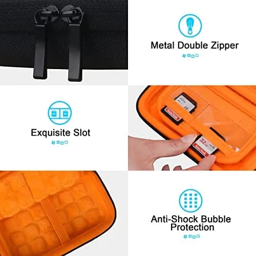 Lacdo Hard Carrying Case for SanDisk Portable SSD 500GB 1TB 2TB 4TB 8TB | Shockproof EVA Storage Bag thumbnail 3
