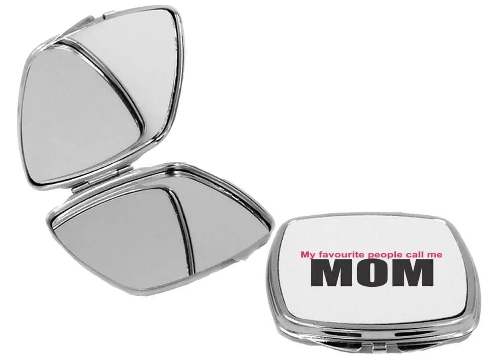 Sam Dekker My Favorite People Call me Mom Compact Mirror 2.5" Square Lightweight Metal Travel Accessory