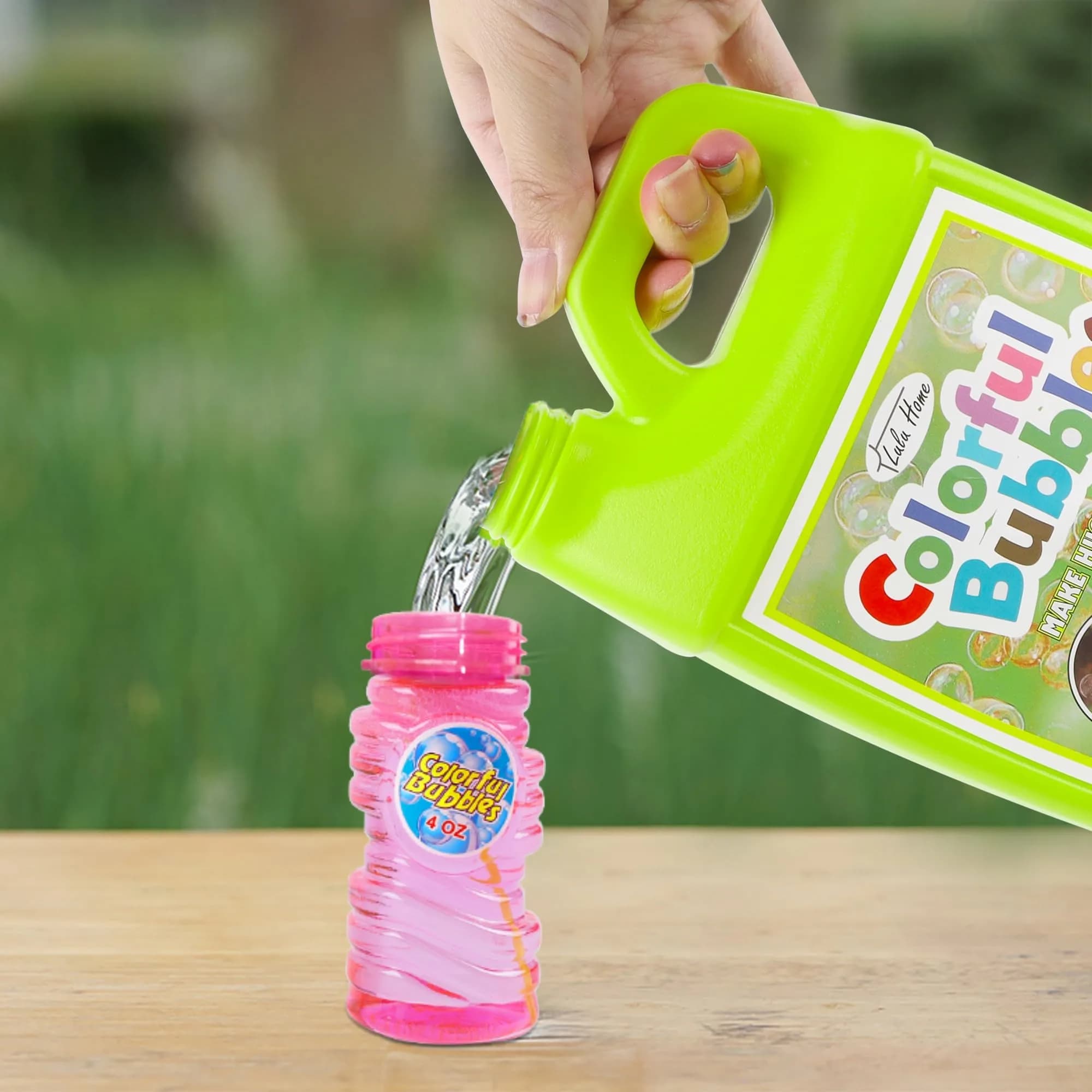 Lulu Home Concentrated Bubble Solution (1 L / 33.8 OZ) | Non-Toxic Bubble Refill for Machines & Wands - view 8