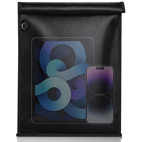 Simket Faraday Bags for Tablets 10"x15" Signal Blocking Pouch | RFID & Signal Shield thumbnail 1