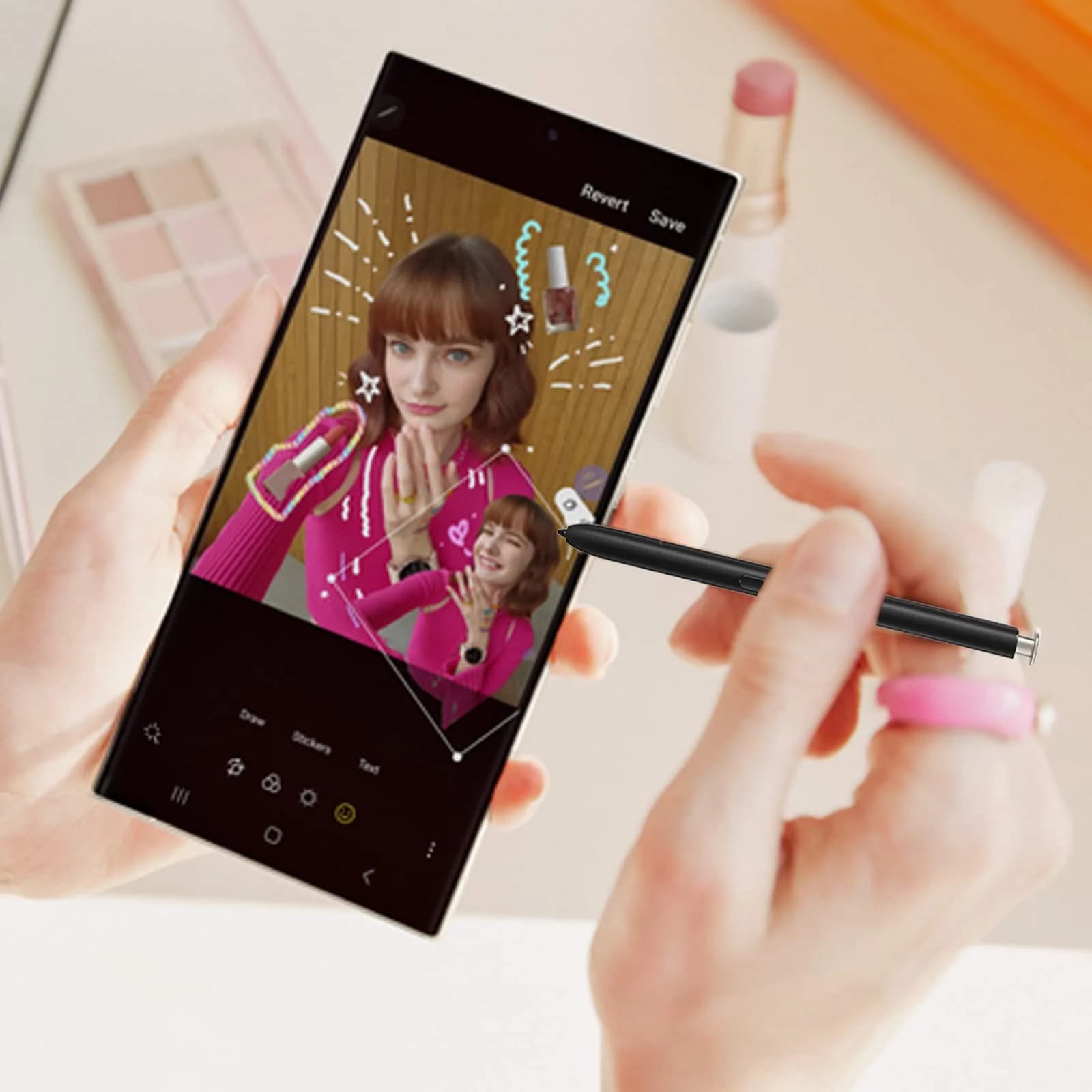 Dogxiong Cream White 5G Input Pen for Samsung Galaxy S23 Ultra | 4096 Levels Pressure Sensitivity - view 5