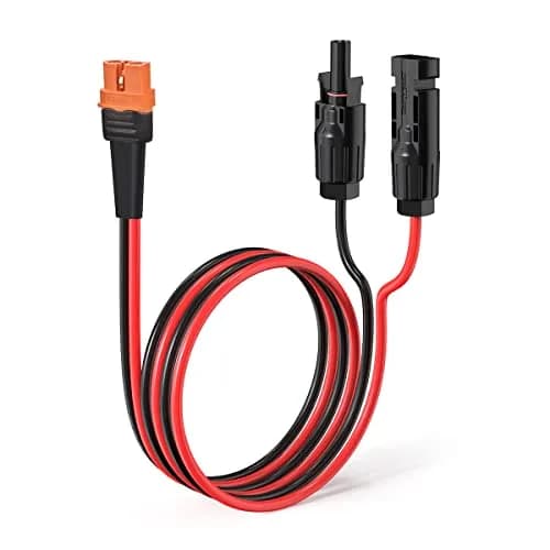 ELFCULB 12AWG Solar to XT60i Cable 0.61m (2FT) | Connects Solar Panels to Portable Power Stations thumbnail 1