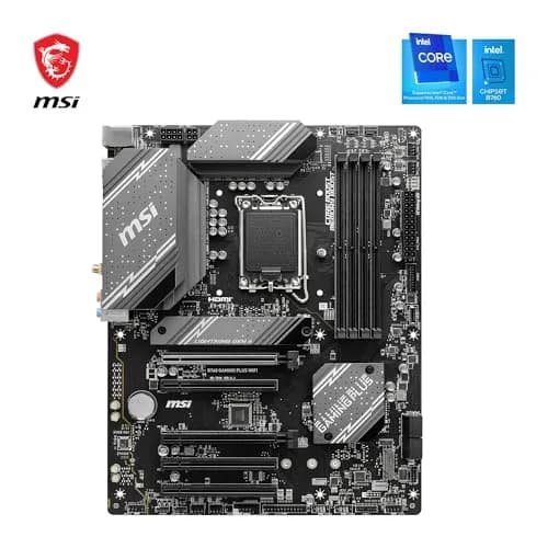 MSI B760 Gaming Plus WiFi Motherboard Intel B760 LGA 1700 ATX | DDR5 6800+MHz/OC, PCIe 4.0 x16, Wi-Fi 6E thumbnail 2