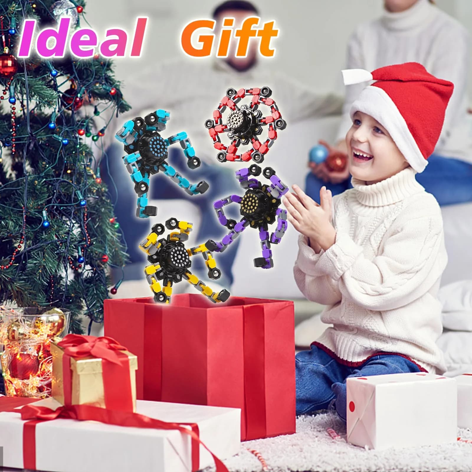 Gokeey Transformable Fidget Spinners 2 Pcs | ASTM-Tested Educational Toy - view 7