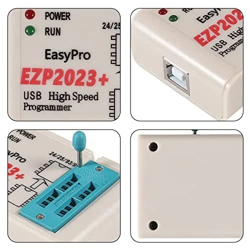 ACEIRMC EZP2023 USB Programmer - High Speed USB for EEPROM Flash, Supports 24/25/93 BIOS, 25T80 Burn, Offline Copy thumbnail 5
