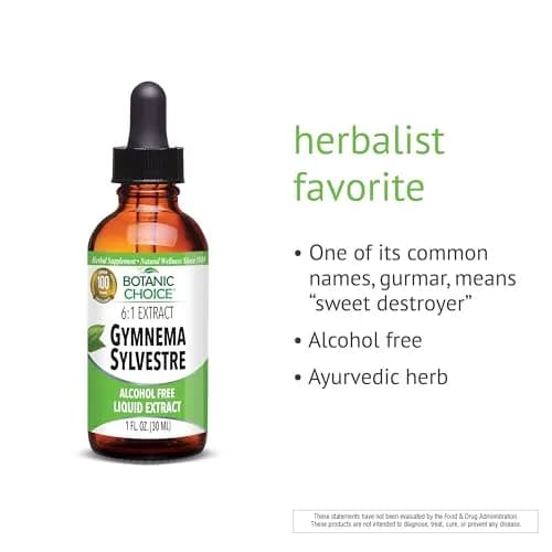 Botanic Choice Gymnema Sylvestre Liquid Extract 1oz | Alcohol & Gluten Free, Non-GMO, Support Holistic Wellness thumbnail 3