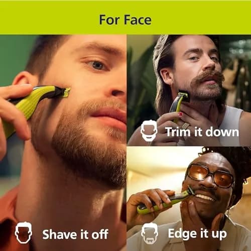Philips Norelco OneBlade 360 Hybrid Face + Body Trimmer and Shaver | Trim, Edge & Shave Face & Body thumbnail 2