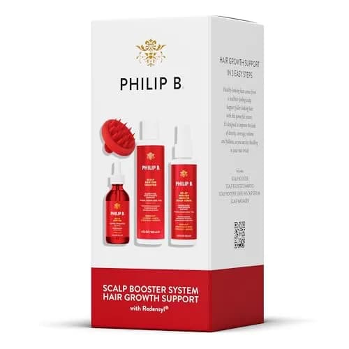 PHILIP B. Scalp Booster System | Pre-Wash, Shampoo & Leave-In Conditioner for All Hair Types thumbnail 1