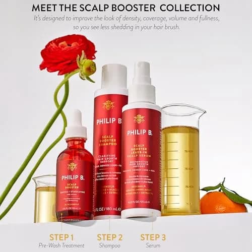 PHILIP B. Scalp Booster System | Pre-Wash, Shampoo & Leave-In Conditioner for All Hair Types thumbnail 6