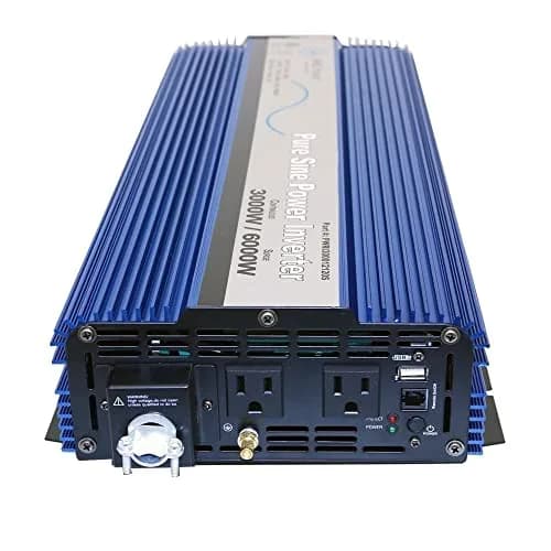 AIMS Power 3000W 12V Pure Sine Inverter Kit with Remote | 6000W Surge, UL Listed, Compact & Lightweight thumbnail 2