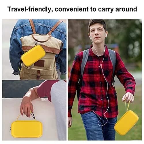 BOVKE Hard Travel Case for Asthma Inhaler, Inhaler Spacer, Masks, Accessories | Durable EVA, Portable & Secure (2400.7cc) thumbnail 5