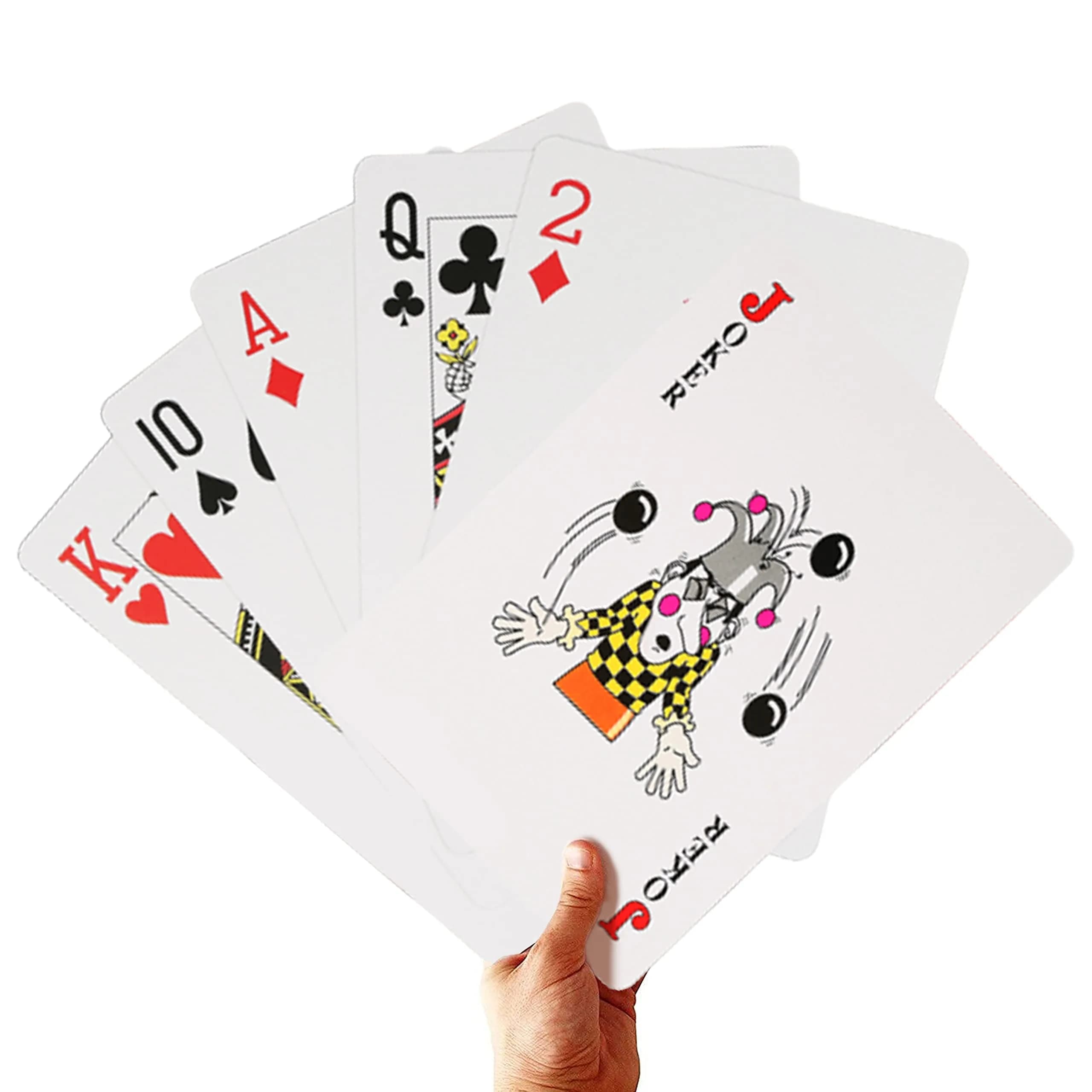 SeptCity Jumbo Playing Cards 9.5X6.7 Inches | Oversized Fun & Decoration (100 words)