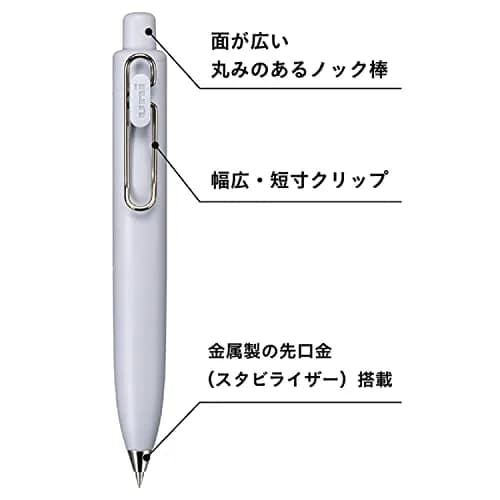 Mitsubishi Uni-Ball One P Gel Ballpoint Pen 0.5mm Banana | Smooth Ink Flow for Daily Writing thumbnail 4