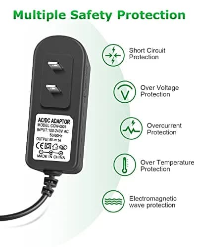 Arkare Meridian Trimmer Charger Replacement for Meridian Original M2B M2C M2G | 5V 1A Wall Adapter thumbnail 5