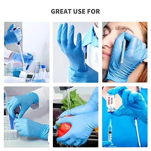 Daddy's Choice Medical Nitrile Examination Gloves Small | Powder Free, Latex Free, Ultra-Strong, Food Safe thumbnail 2
