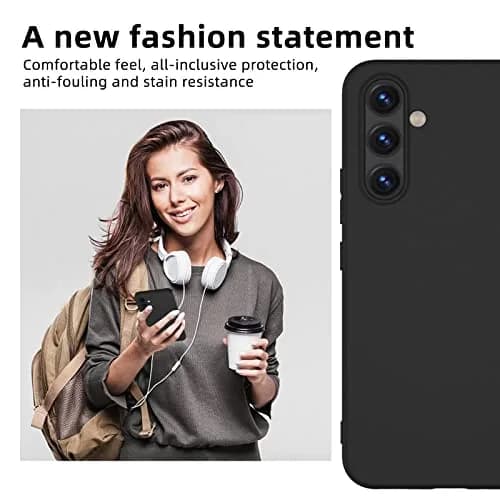 X-level for Samsung Galaxy A54 5G Case, Slim Fit, Black | Ultra-Thin TPU Cover with Perfect Fit thumbnail 4
