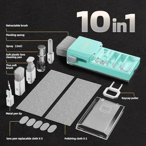 Tassmpitor All-in-1 Keyboard Cleaner Kit for Laptop & Devices | Deep Screen & Keyboard Cleaning thumbnail 7