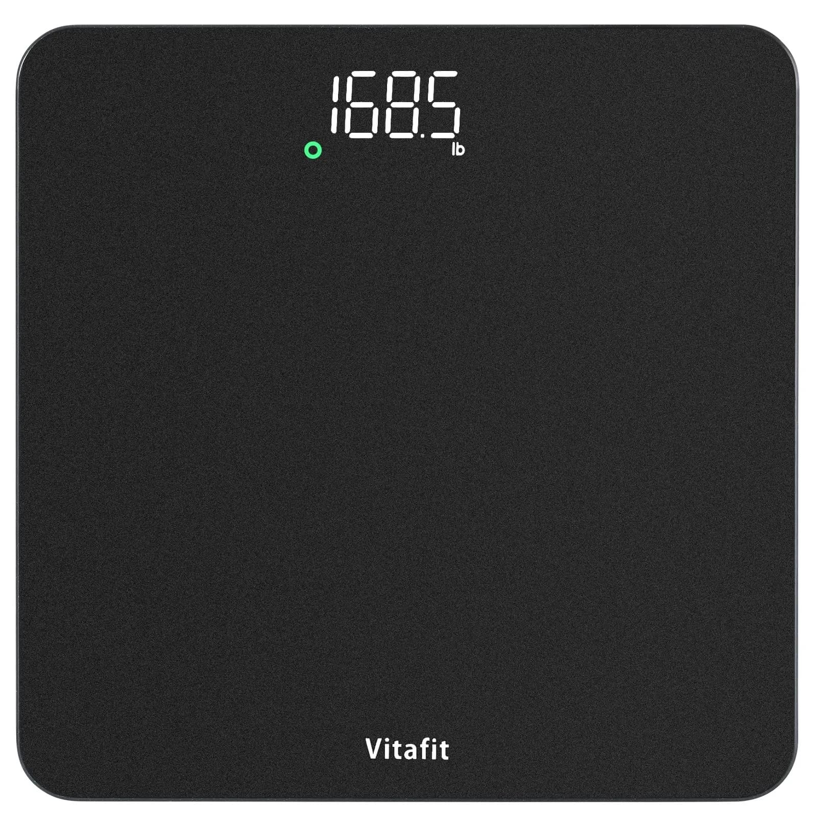 Vitafit Digital Body Weight Scale 182kg (400lb) | High Accuracy 0.1lb, LED Display, Tempered Glass - main product image