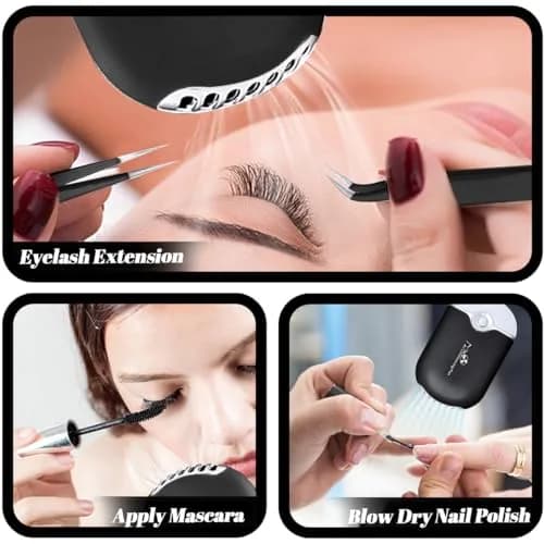 QUKLOGEN Lash Extension Kit for Beginners with Practice Face & Fan | 16-Row Lashes (8-15mm) thumbnail 3