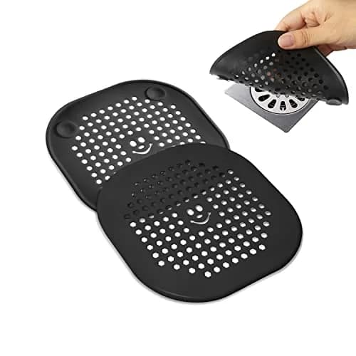 Couidl Drain Hair Catcher Silicone Drain Cover 2 Pack | Deep Purple, Anti-Clogging, Easy Install (70-120 chars) thumbnail 5