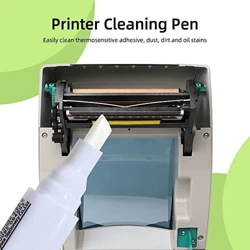 Deftun Thermal Print Head Cleaning Pens 12pcs (0.5in x 0.5in x 5.5in) | For Receipt, Shipping, Label, POS, Card Printers thumbnail 2