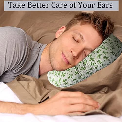 Wuronsa Ear Piercing Pillow with Hole for Cartilage Piercings, CNH Support | 23cm (9") Round Pillow thumbnail 5
