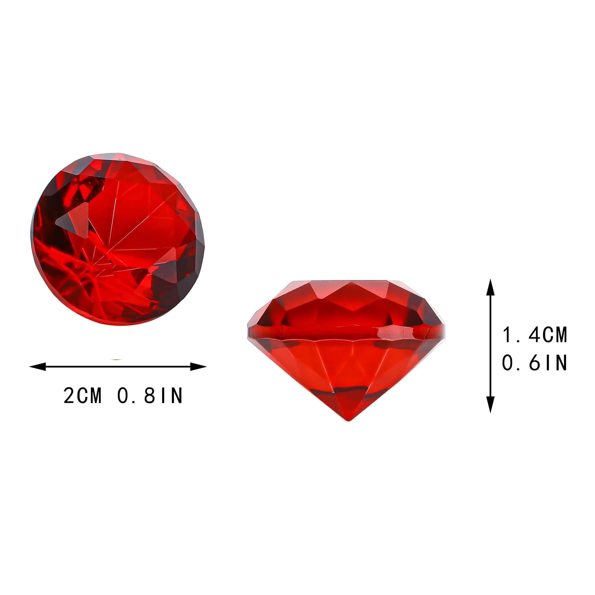 HDCRYSTALGIFTS Crystal Diamonds Figurines 20mm (0.8'') | K9 Crystal for Home Decor & Events - view 6