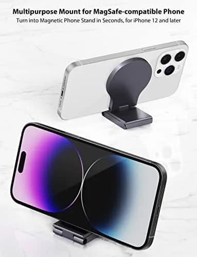 Stouchi Mag-Safe Continuity Camera Mount for iMac, Monitors & Apple TV 4K | Grey Aluminum Alloy thumbnail 7