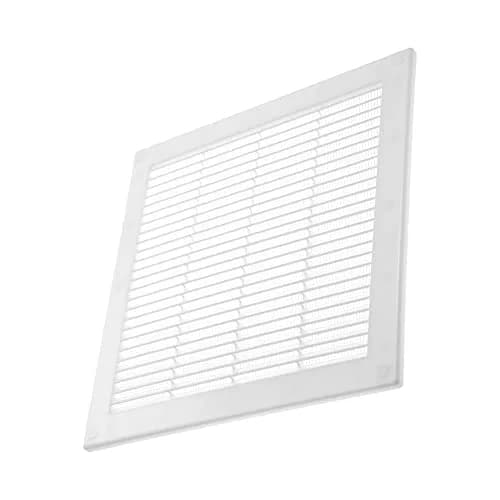 Vent Systems 10x10 Inch White Plastic Soffit Vent Cover with Insect Screen | HVAC 12x12 Inch Overall Dimensions thumbnail 6