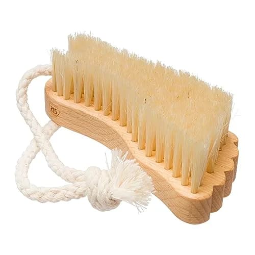 Redecker Children's Foot Brush Natural Pig Bristle Oiled Beechwood 10.9cm (4.3-inch) thumbnail 2