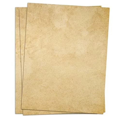 Cheericome Vintage Antique Letterhead Paper 200 Sheets (8.5" x 11" / 21.6 x 27.9 cm) | Acid-Free, 100gsm Smooth Writing thumbnail 2