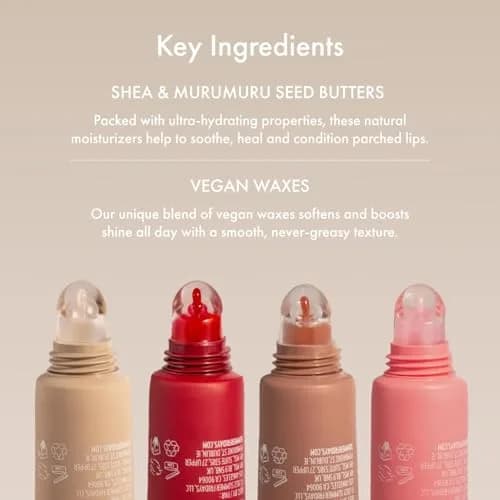 Summer Fridays Lip Butter Balm - Moisturizing Lip Gloss for Instant Shine + Sheer Color - With Nourishing Shea Butter - Vegan - Cherry (0.5 Oz) thumbnail 6