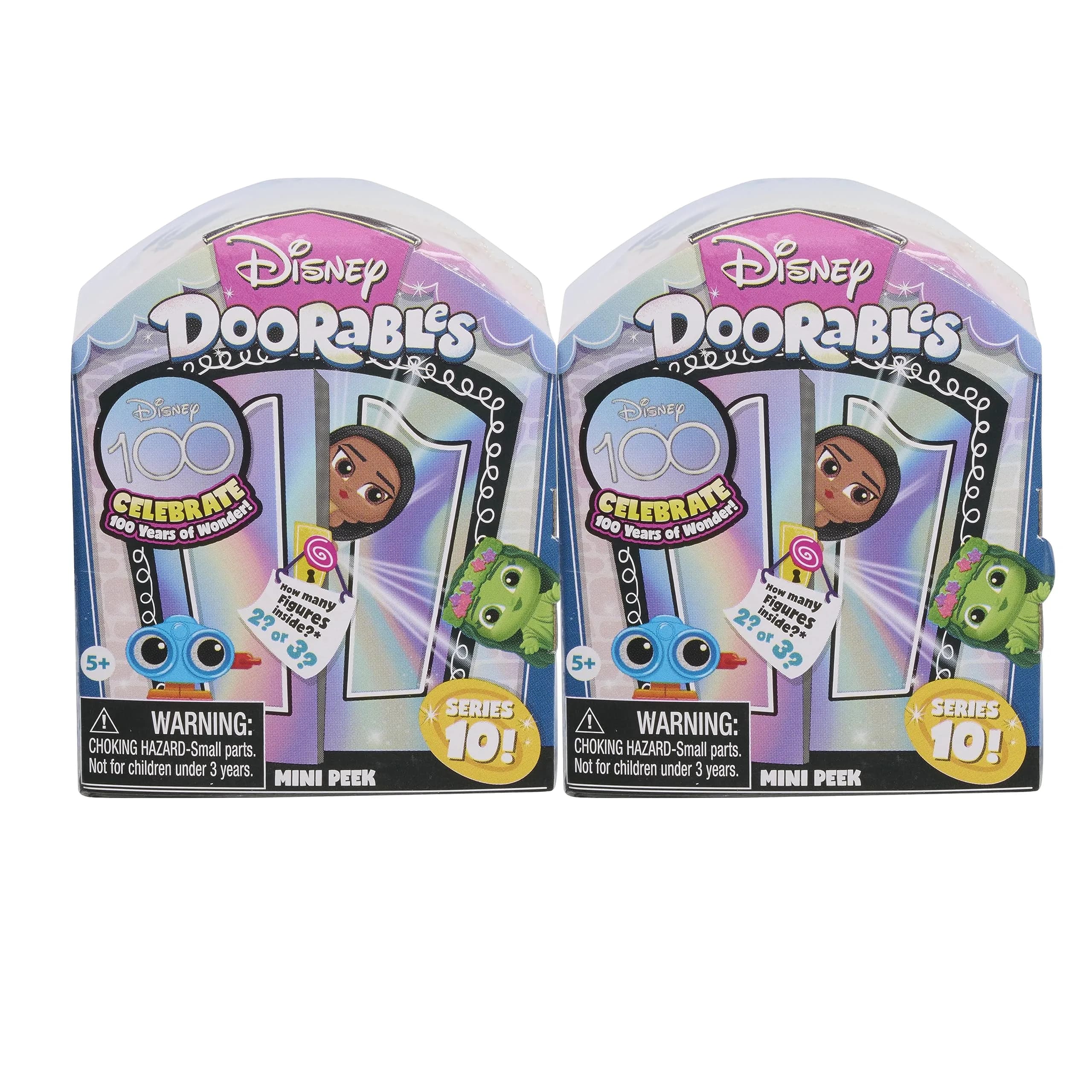 Disney Doorables Series 10 Mini-Peek 2-pack Set | Collectible Kids Toys for Ages 5+ — 2-Pack