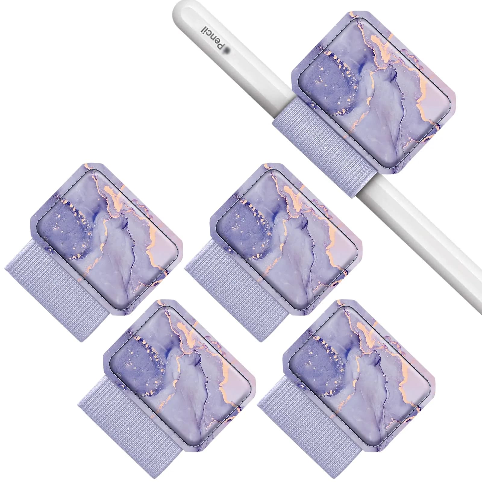 FINTIE 4 Pack Pen Loop Holder for Apple Pencil Pro, USB-C/1st/2nd Gen | Secure Elastic Loop for iPad Stylus