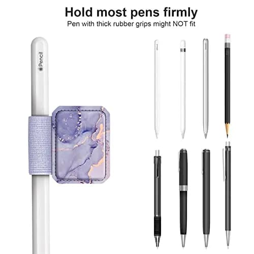 FINTIE 4 Pack Pen Loop Holder for Apple Pencil Pro, USB-C/1st/2nd Gen | Secure Elastic Loop for iPad Stylus thumbnail 6