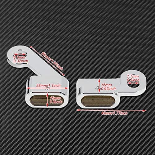 HCmotorku LED Turn Signal Running Lights for Harley Sportster 2004-2022, Chrome Housing Smoked Lens | Dual-Function Amber Indicator Lights thumbnail 5